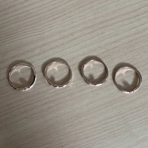 Express Rose Gold Stackable Rings 8 - Picture 5 of 11